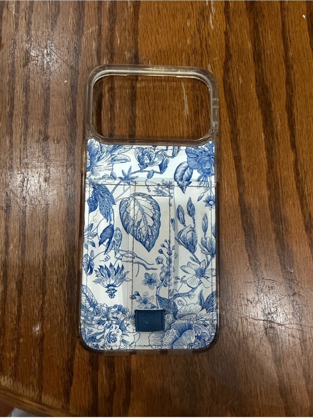 Blue Floral Walli IPhone 17 Pro Max case